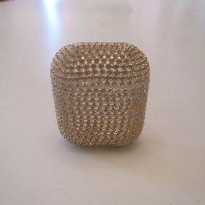 ipod Case. Metallic.Pink  with Rhinestones. NWOT